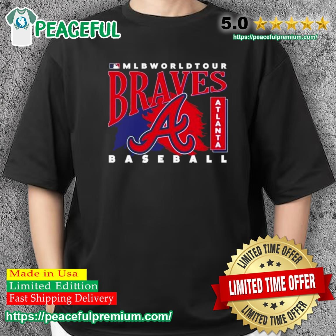 MLB World Tour Atlanta Braves logo T-shirt, hoodie, sweater, long sleeve  and tank top