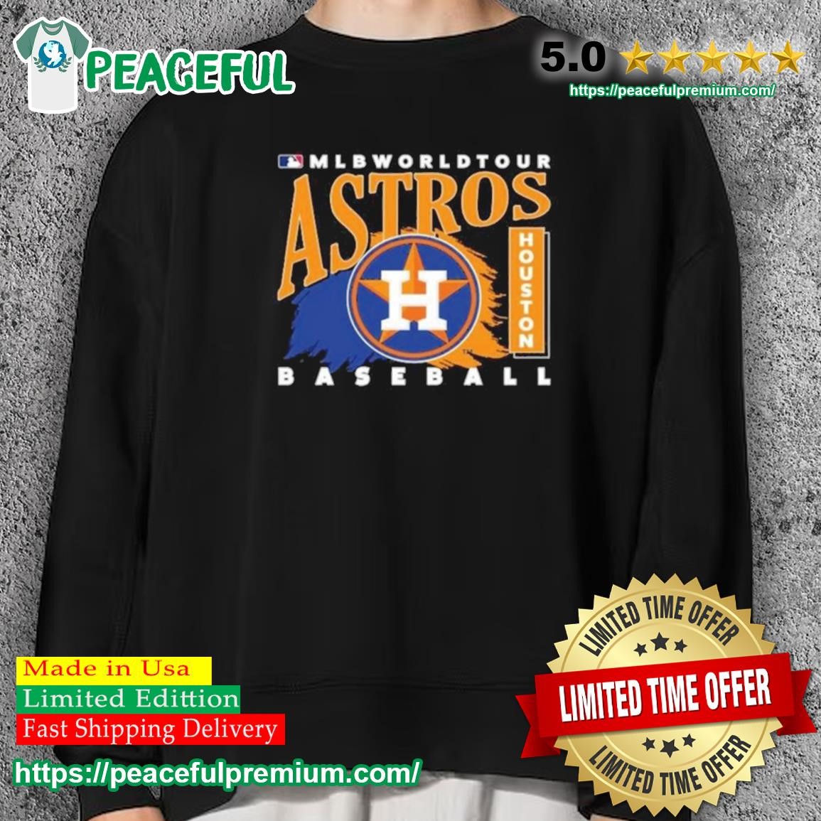 Houston Astros With Logo MLB logo T-shirt, hoodie, sweater, long sleeve and  tank top