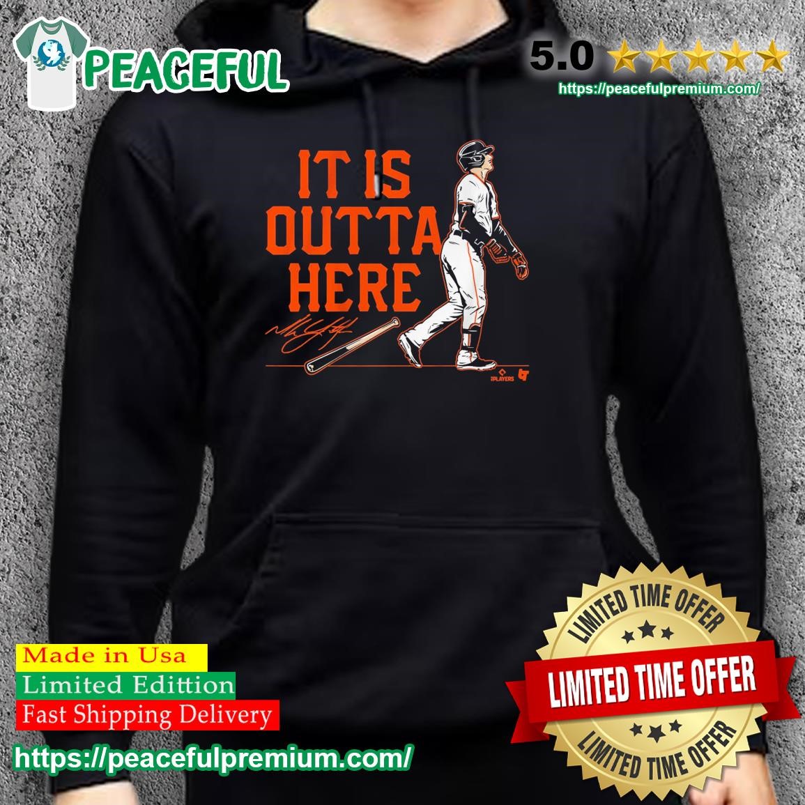 It is outta here Mike yastrzemski signature shirt, hoodie, sweater, long  sleeve and tank top