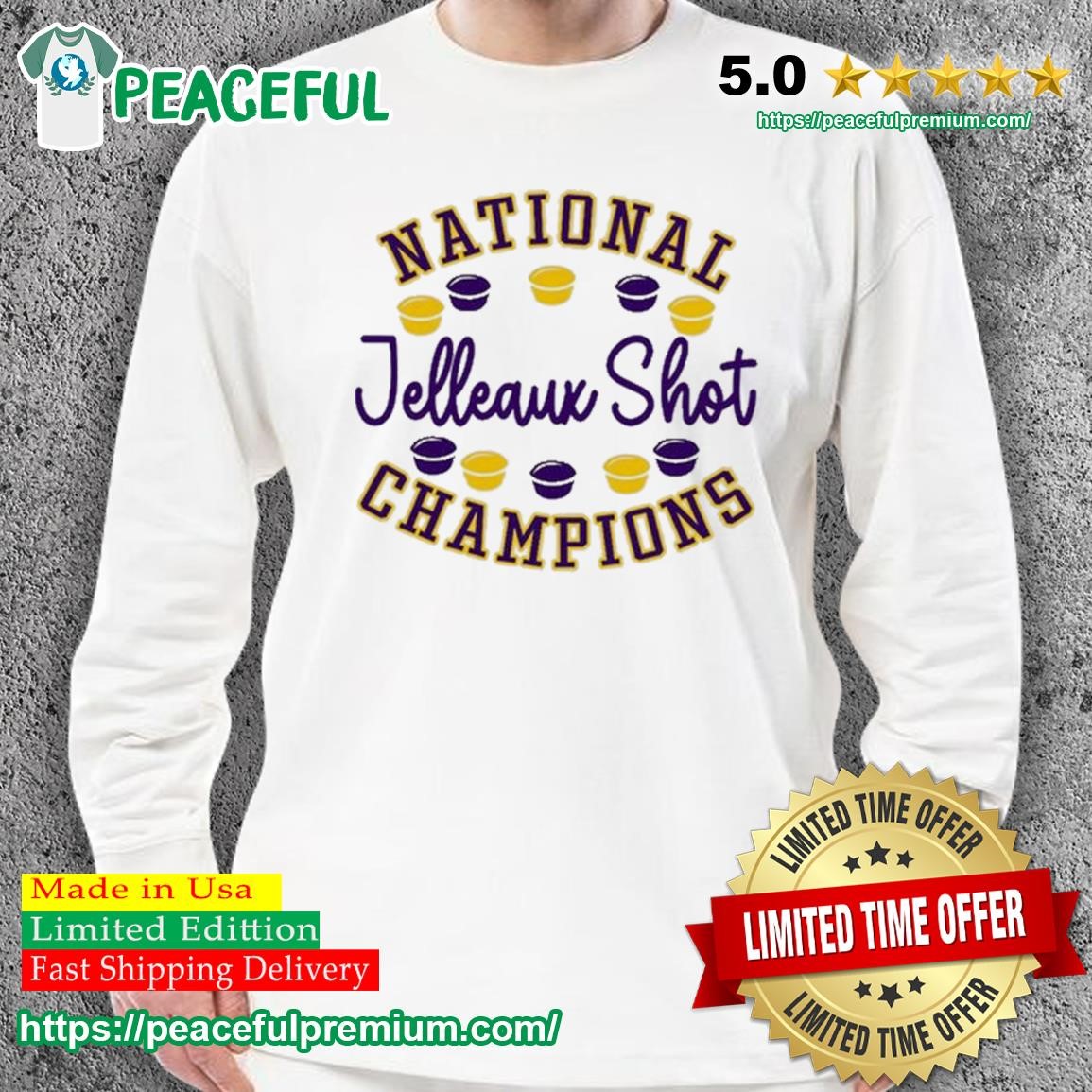 Jelleaux shot national champions shirt, hoodie, sweater, long