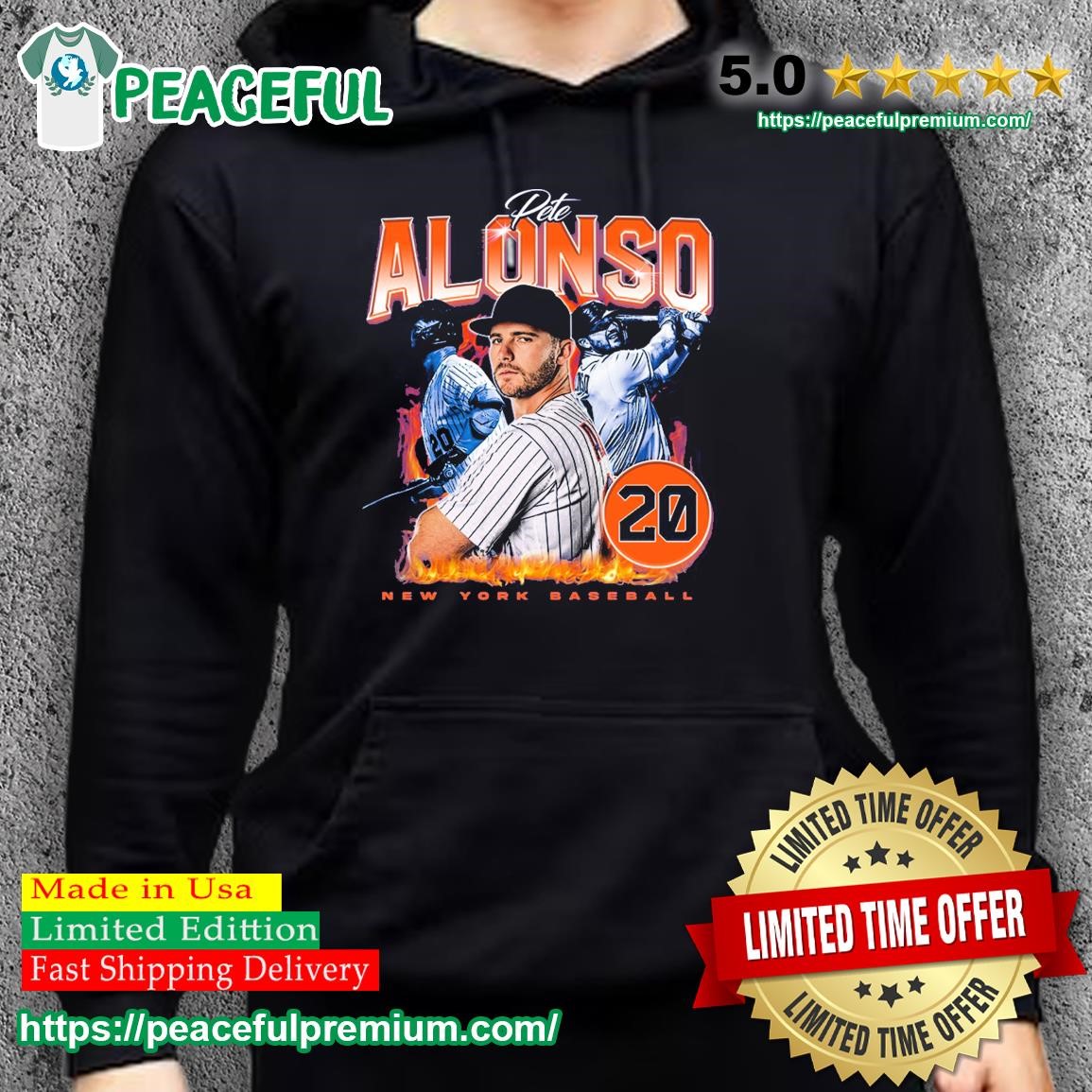 Pete Alonso New York Mets fire retro series shirt, hoodie, sweater