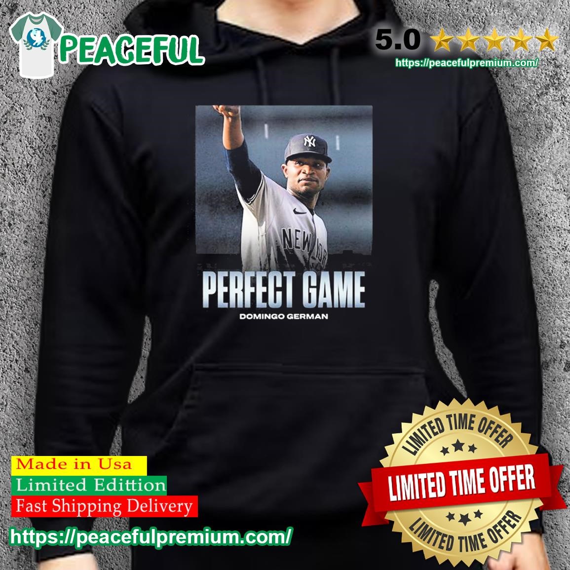 Domingo German New York Yankees Perfect Game T-shirt