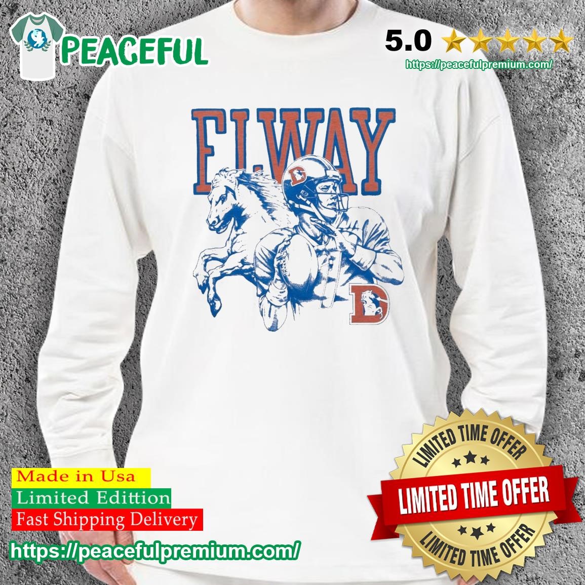 Official Logo Denver Broncos John Elway shirt, hoodie, sweater, long sleeve  and tank top