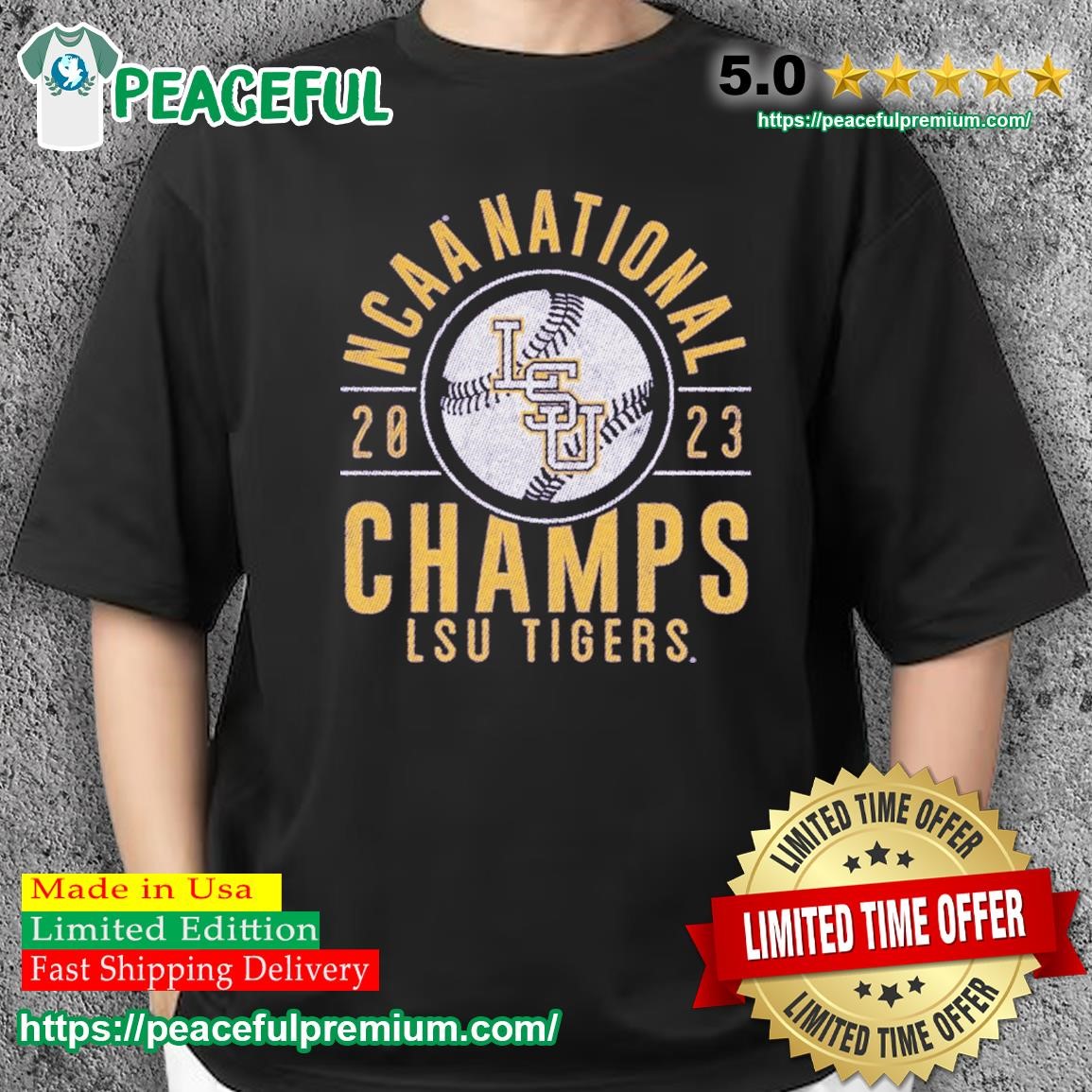 LSU Baseball Shirt Vintage Trendy LSU Tiger 2023 Newest Shirt