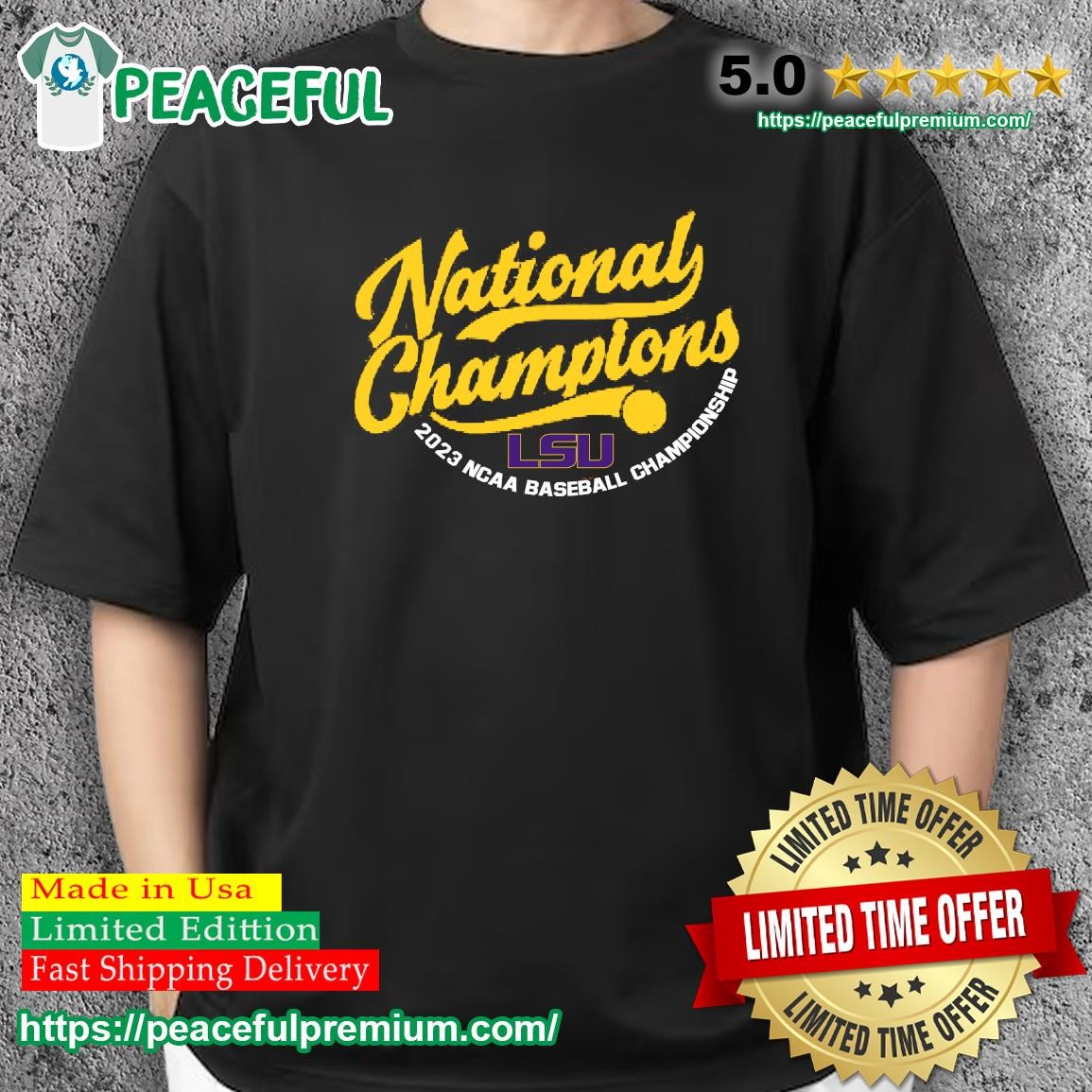 Official Baseball National Champions 2023 Lsu Tigers Baseball