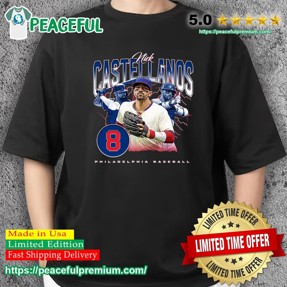 Philadelphia Phillies Nick Castellanos 90s Retro Shirt, hoodie, sweater,  long sleeve and tank top