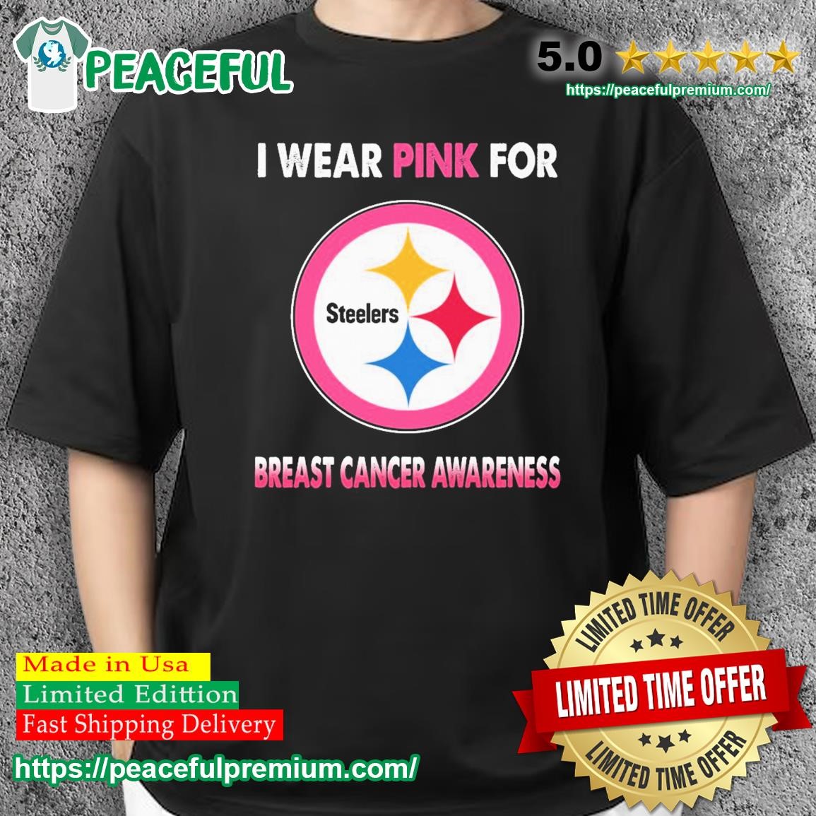 Philadelphia Eagles I Wear Pink For Breast Cancer Awareness Shirt