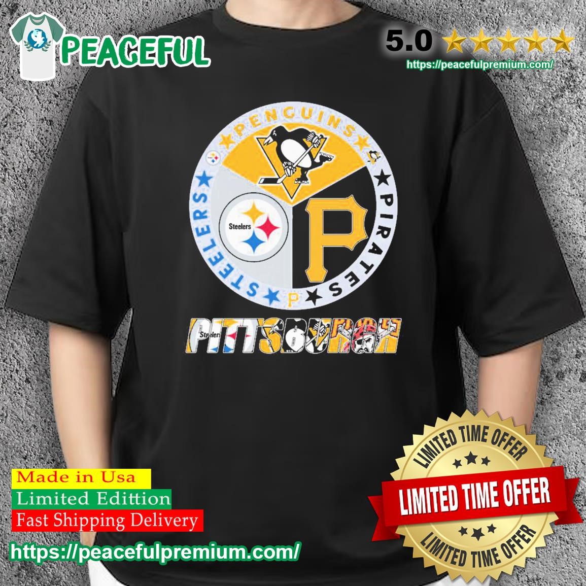 Pittsburgh penguins Pittsburgh Steelers Pittsburgh pirates Pittsburgh dad  shirt, hoodie, sweater and long sleeve
