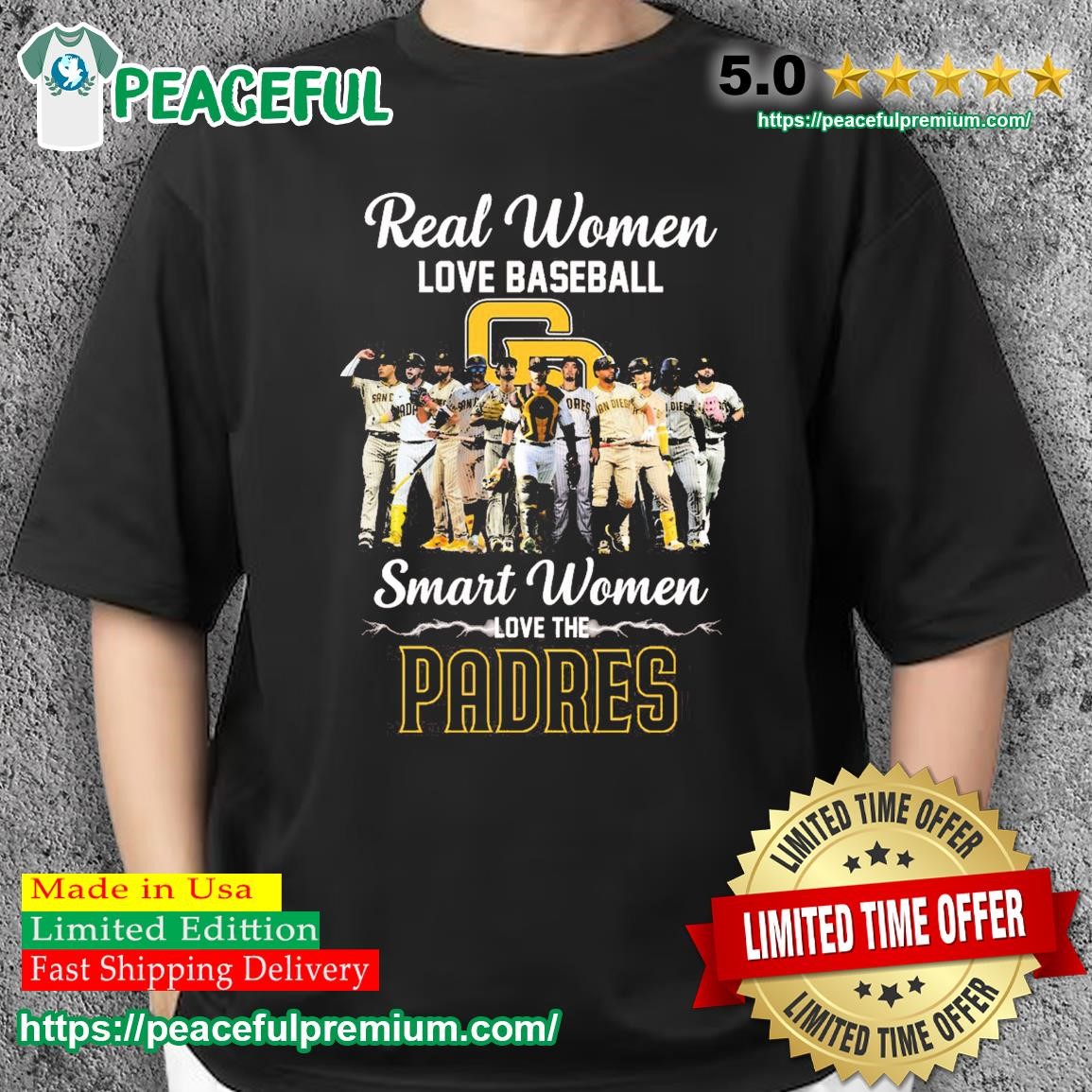 Real Women Love Baseball Smart Women Love The Padres 2023 Shirt, hoodie,  sweater, long sleeve and tank top