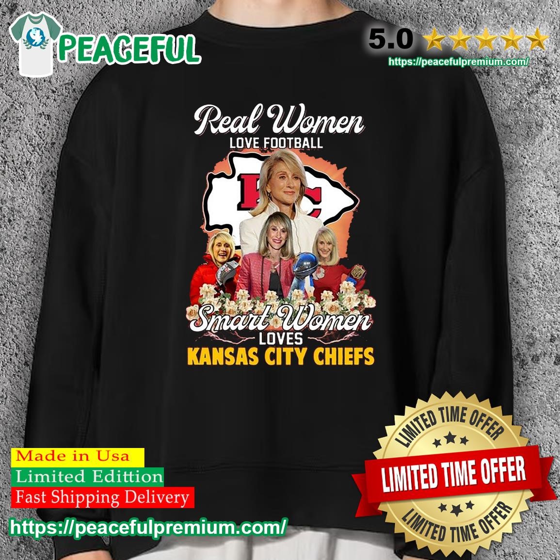 Real Women Love Football Smart Women Love The Kansas City Chiefs T