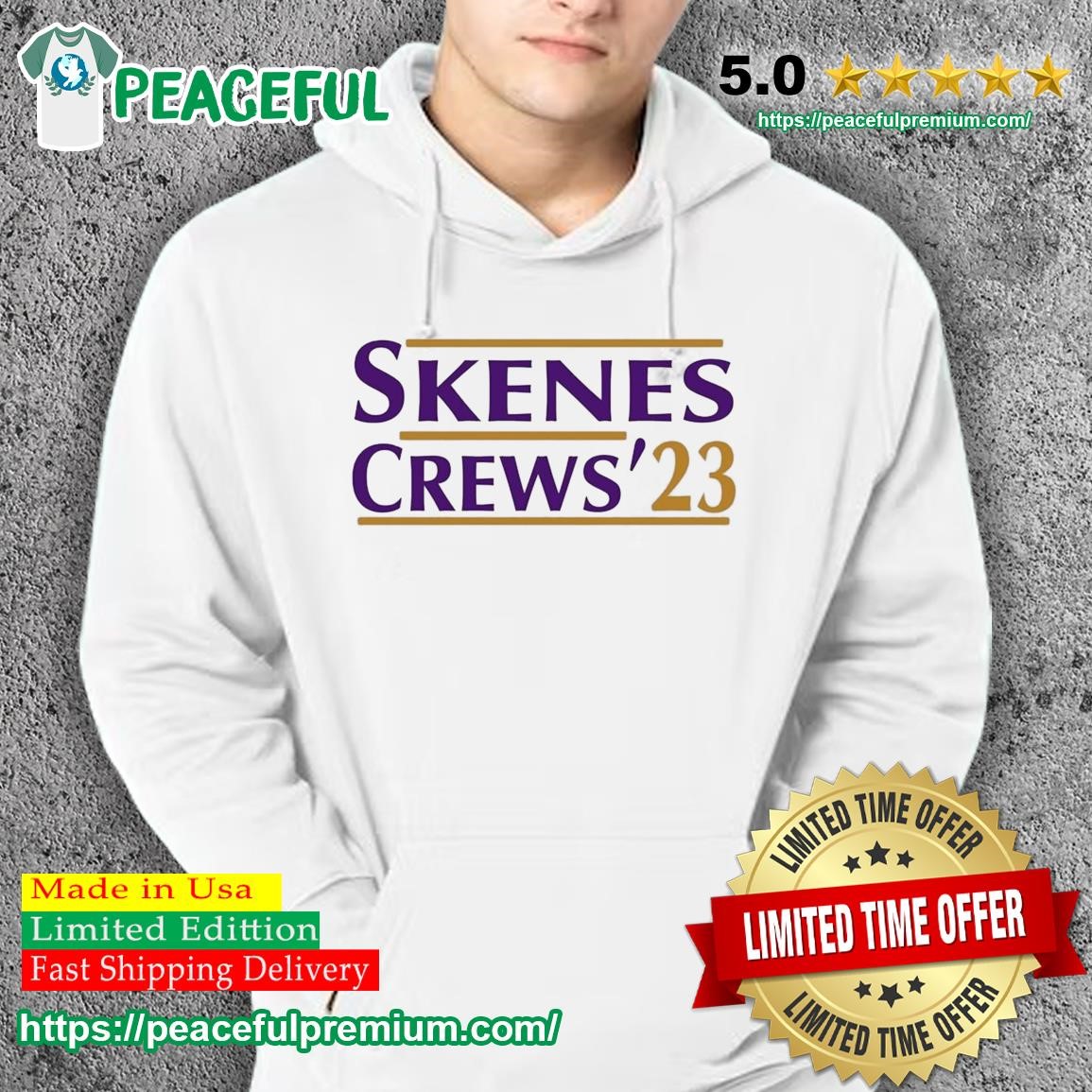 Skenes Crews '23 LSU Tigers Baseball T-Shirt