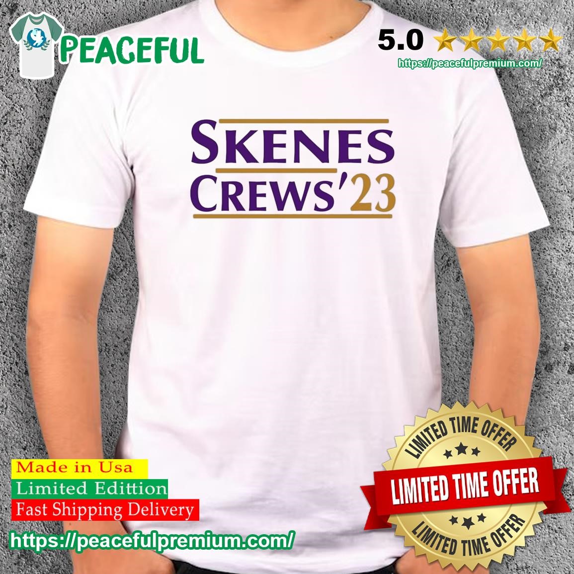 Skenes Crews '23 Lsu Tigers Baseball Shirt