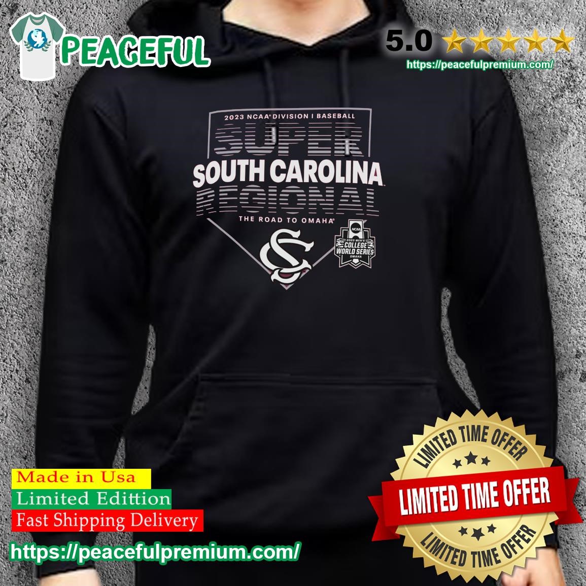 south carolina baseball sweatshirt