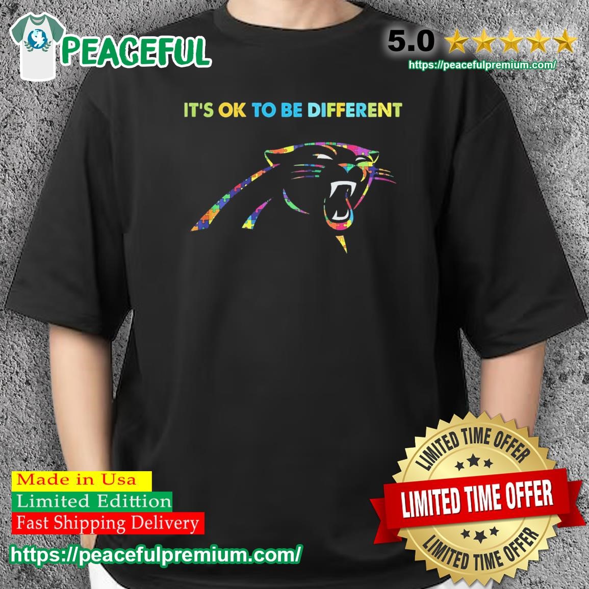 black panther autism shirt