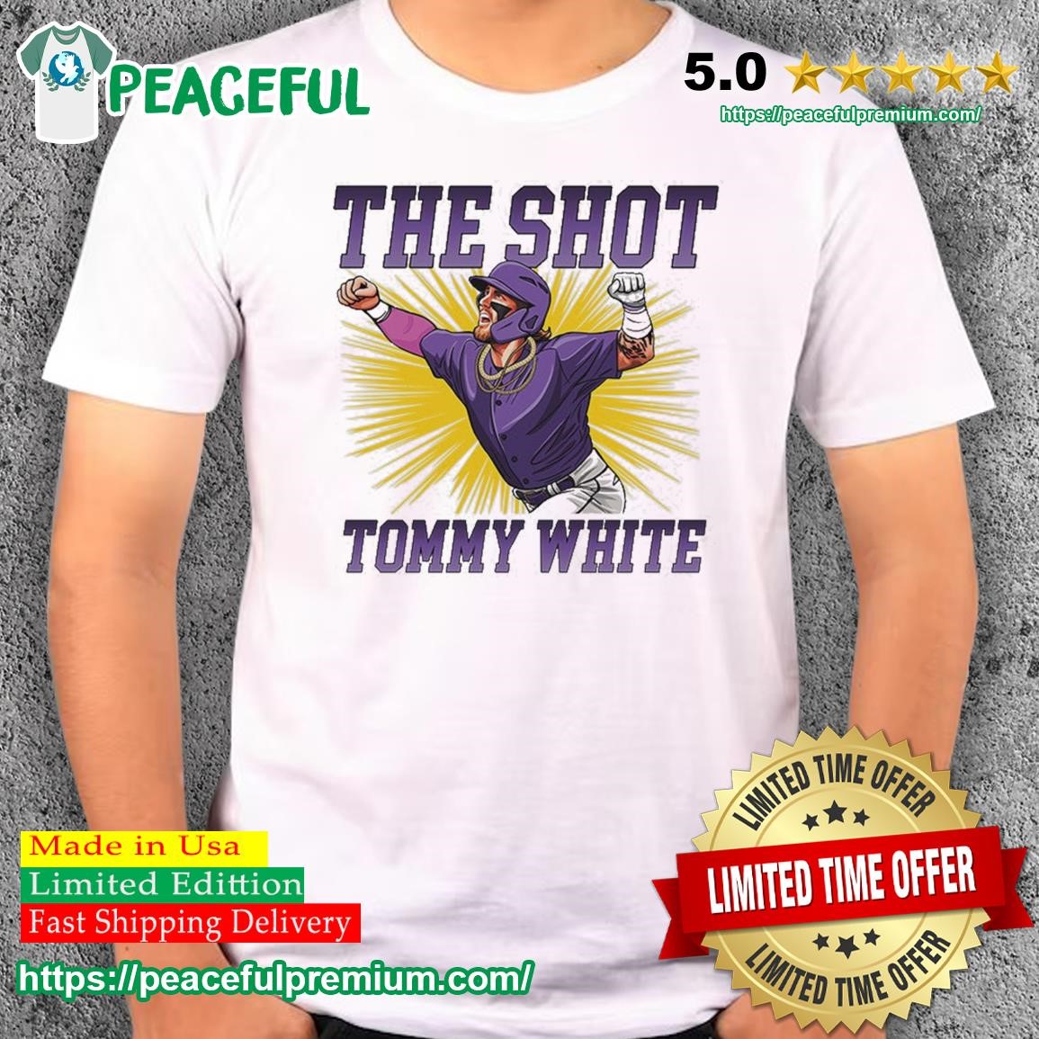 The Shot Tommy White LSU Tigers Shirt