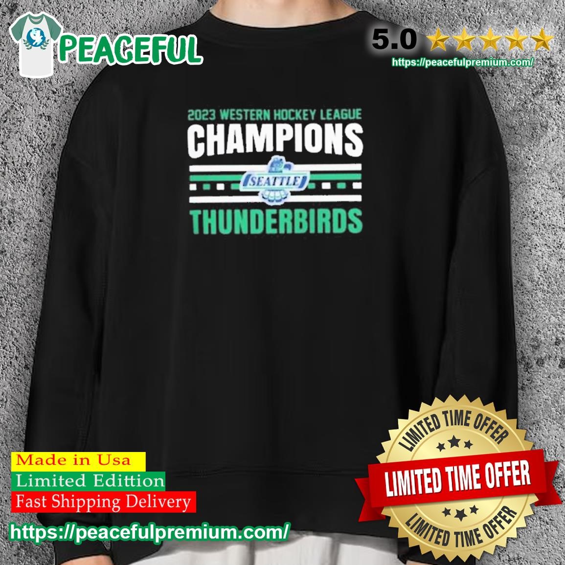 WHL Seattle Thunderbirds Western Hockey League Champions 2023 shirt,  hoodie, sweater, long sleeve and tank top