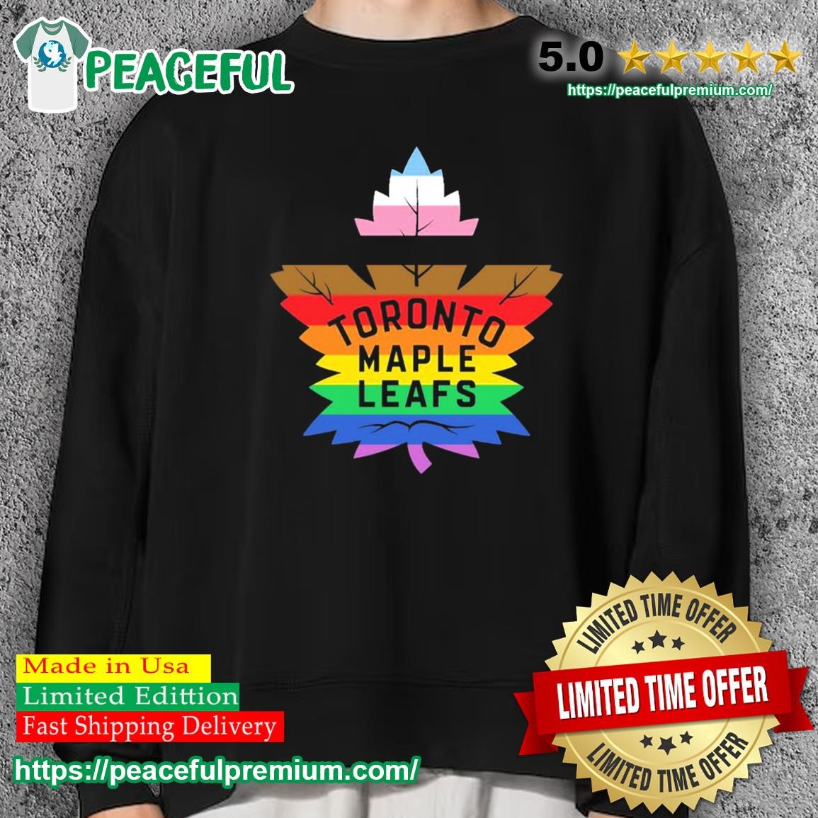 Toronto maple leafs pride shirt, hoodie, sweater, long sleeve and
