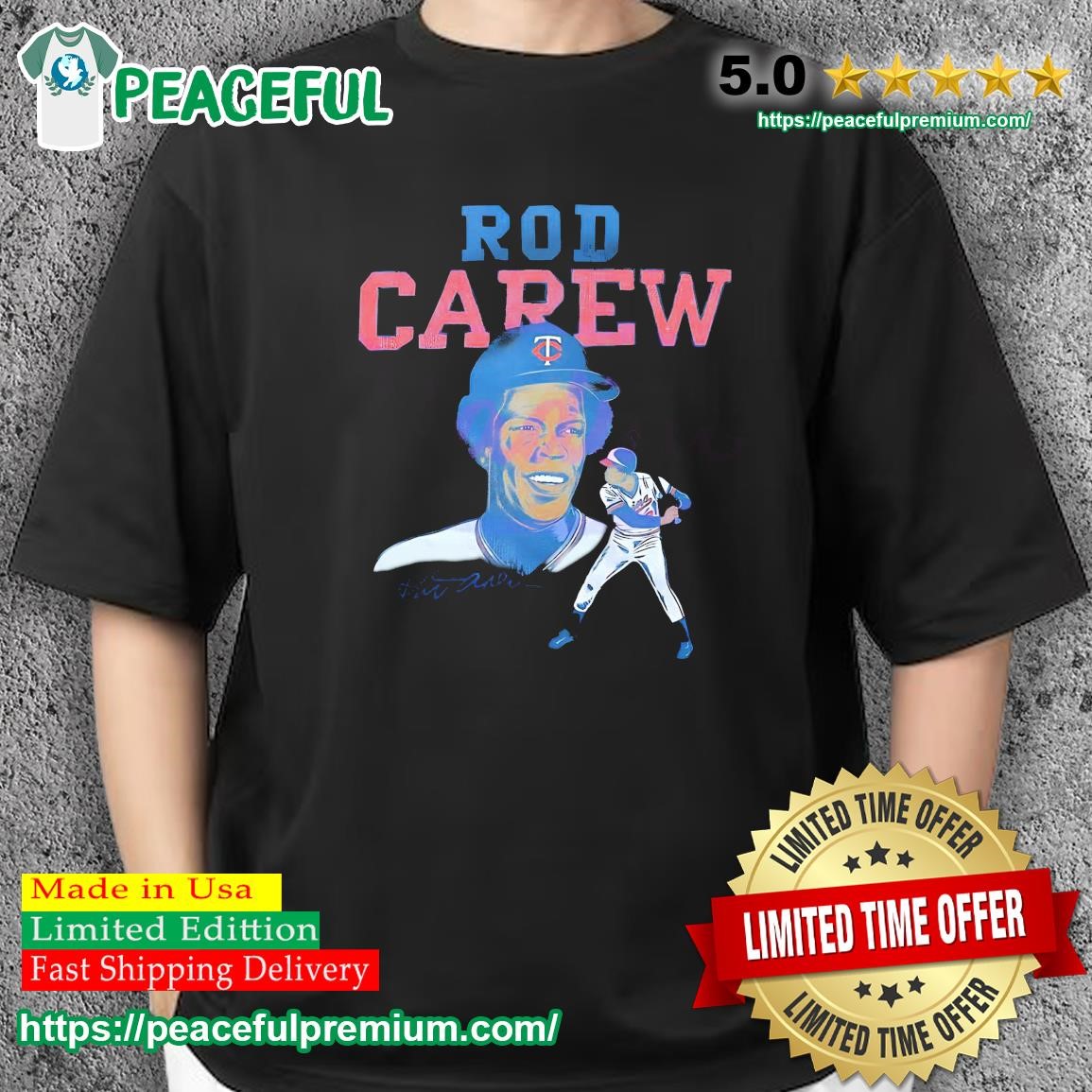 Twins Rod Carew signature shirt t-shirt by To-Tee Clothing - Issuu