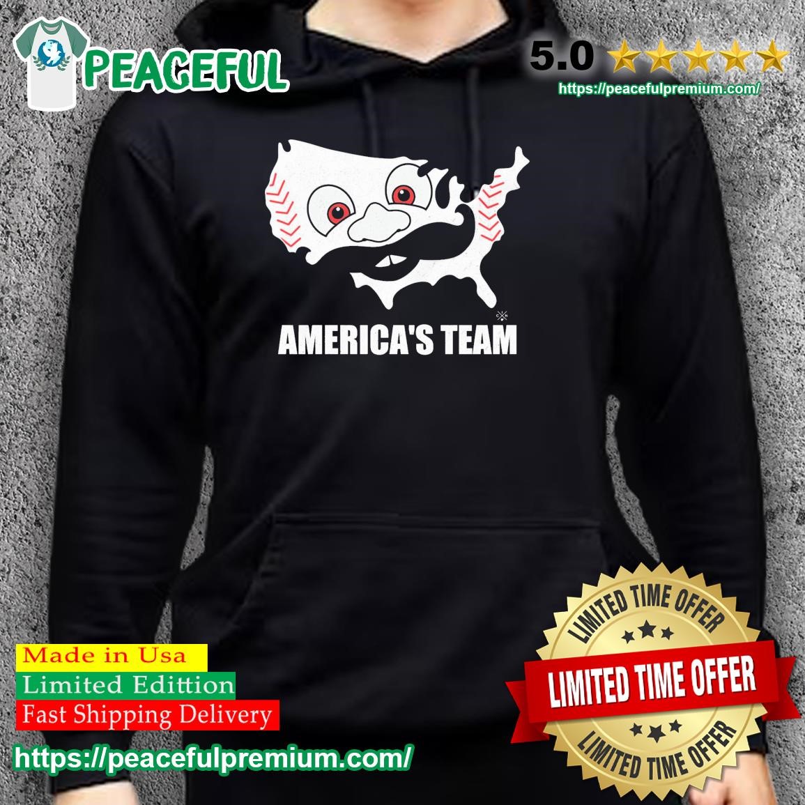 Cincinnati Reds America's team baseball map shirt, hoodie, sweater and  v-neck t-shirt