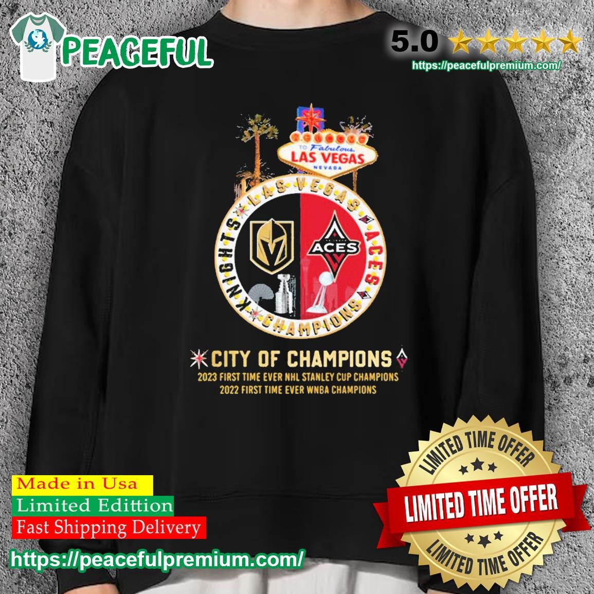 Official Las Vegas City Of Champions NHL Stanley Cup And WNBA Champions  shirt, hoodie, sweater, long sleeve and tank top