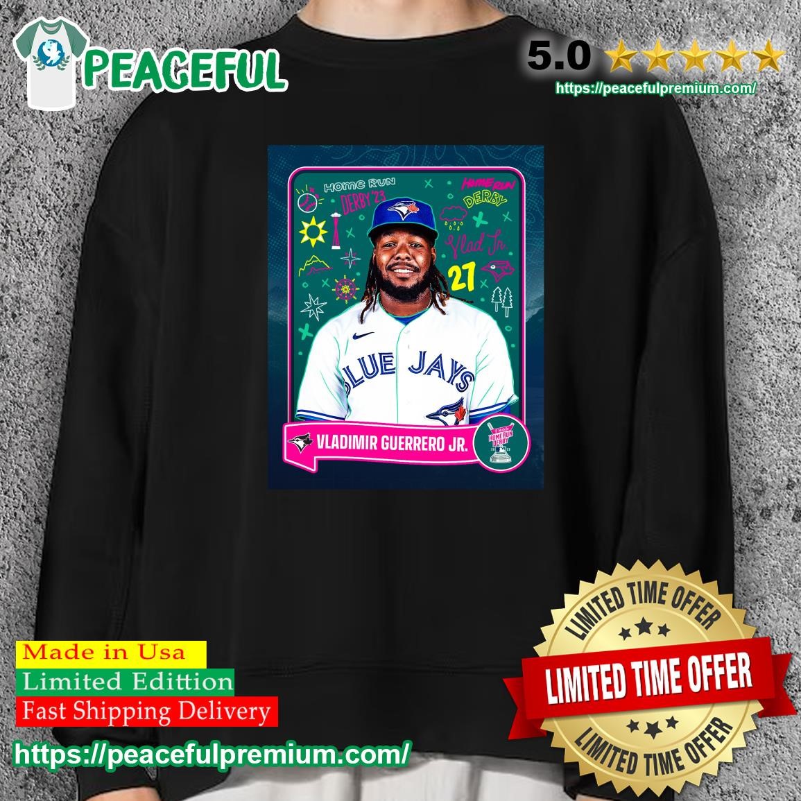 Vladimir Guerrero Jr Home Run Derby 2023 shirt, hoodie, sweater, long  sleeve and tank top