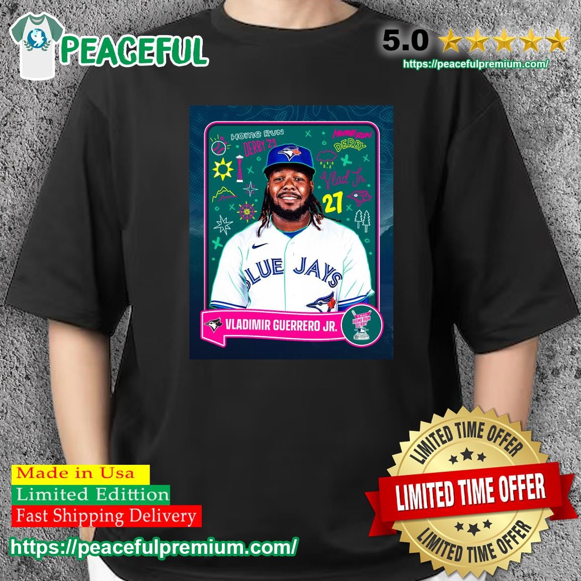 Vladimir Guerrero Jr Home Run Derby 2023 shirt, hoodie, sweater, long  sleeve and tank top