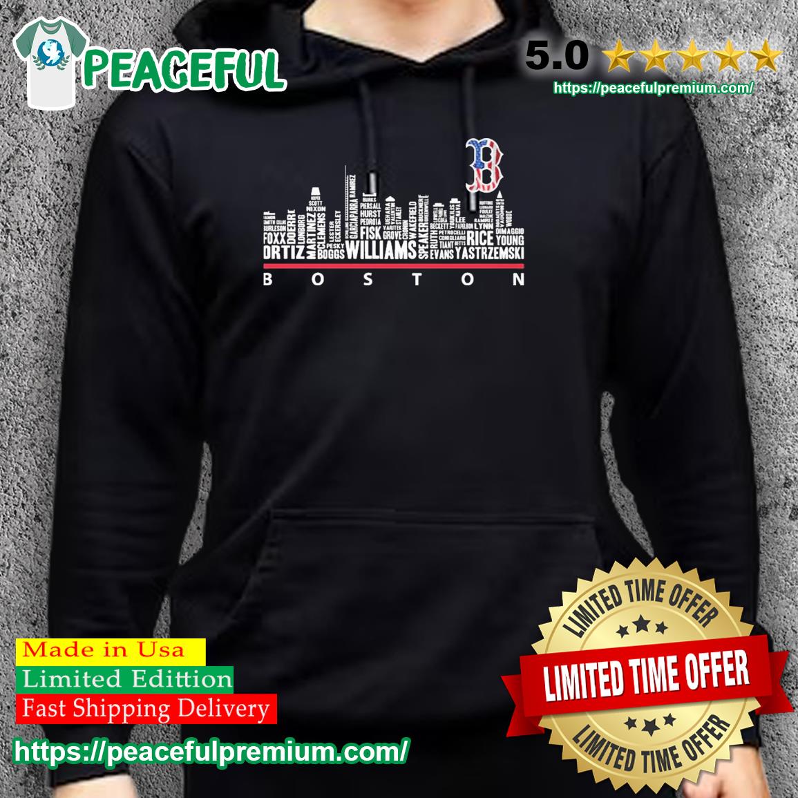 Boston Red Sox Skyline Player Names Shirt, hoodie, sweater, long