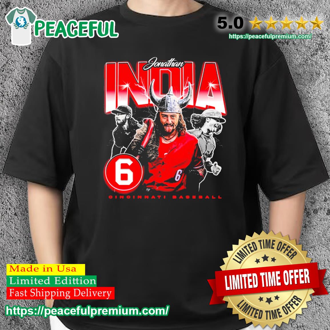 Cincinnati Reds Jonathan India Retro 90s Shirt, hoodie, sweater