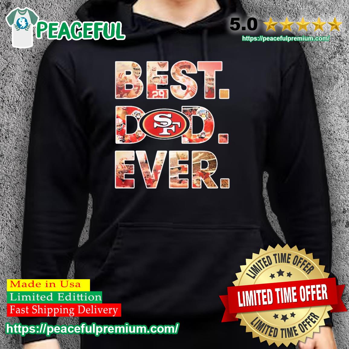 Best dad ever NFL San Francisco 49ers logo 2023 T-shirt, hoodie, sweater,  long sleeve and tank top