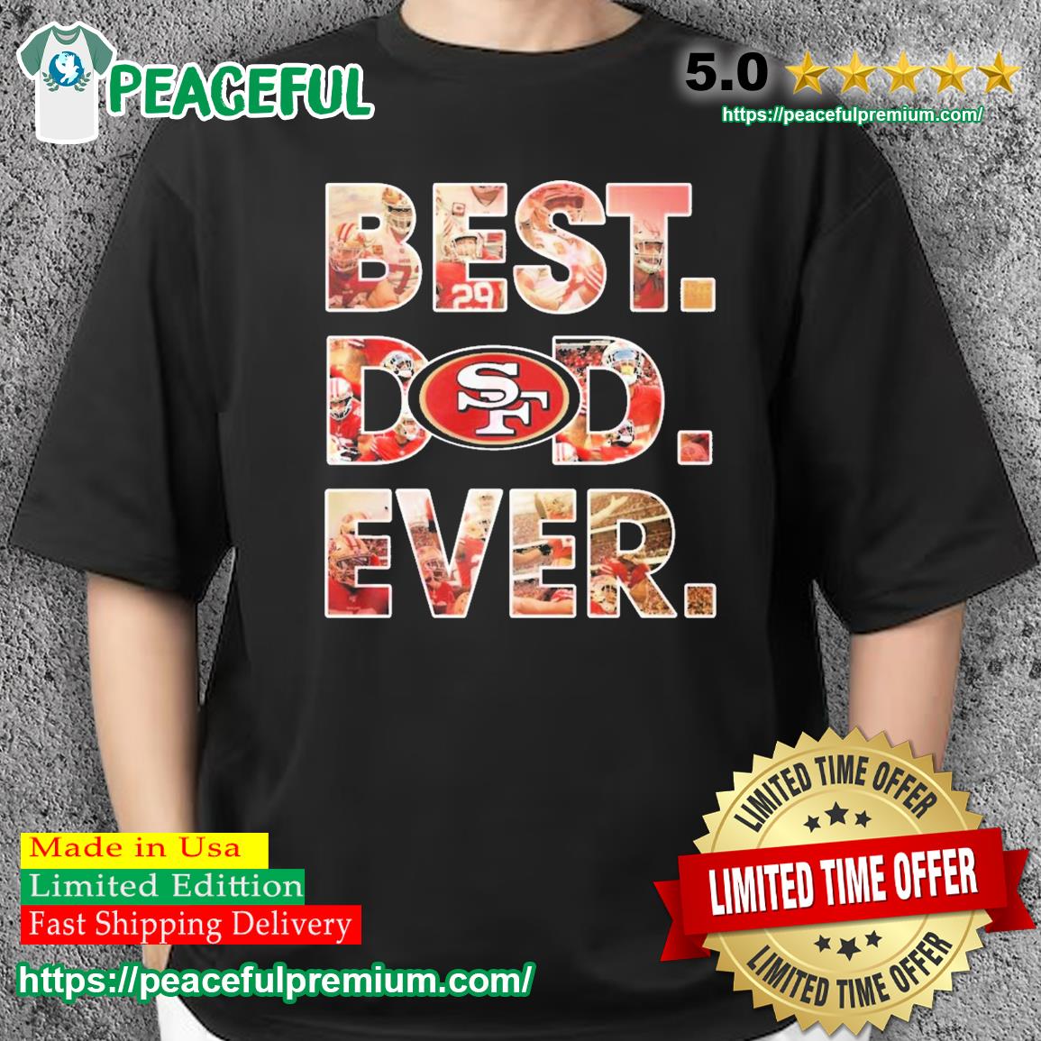 San Francisco 49ers Best Dad Ever shirt - Teefefe Premium ™ LLC