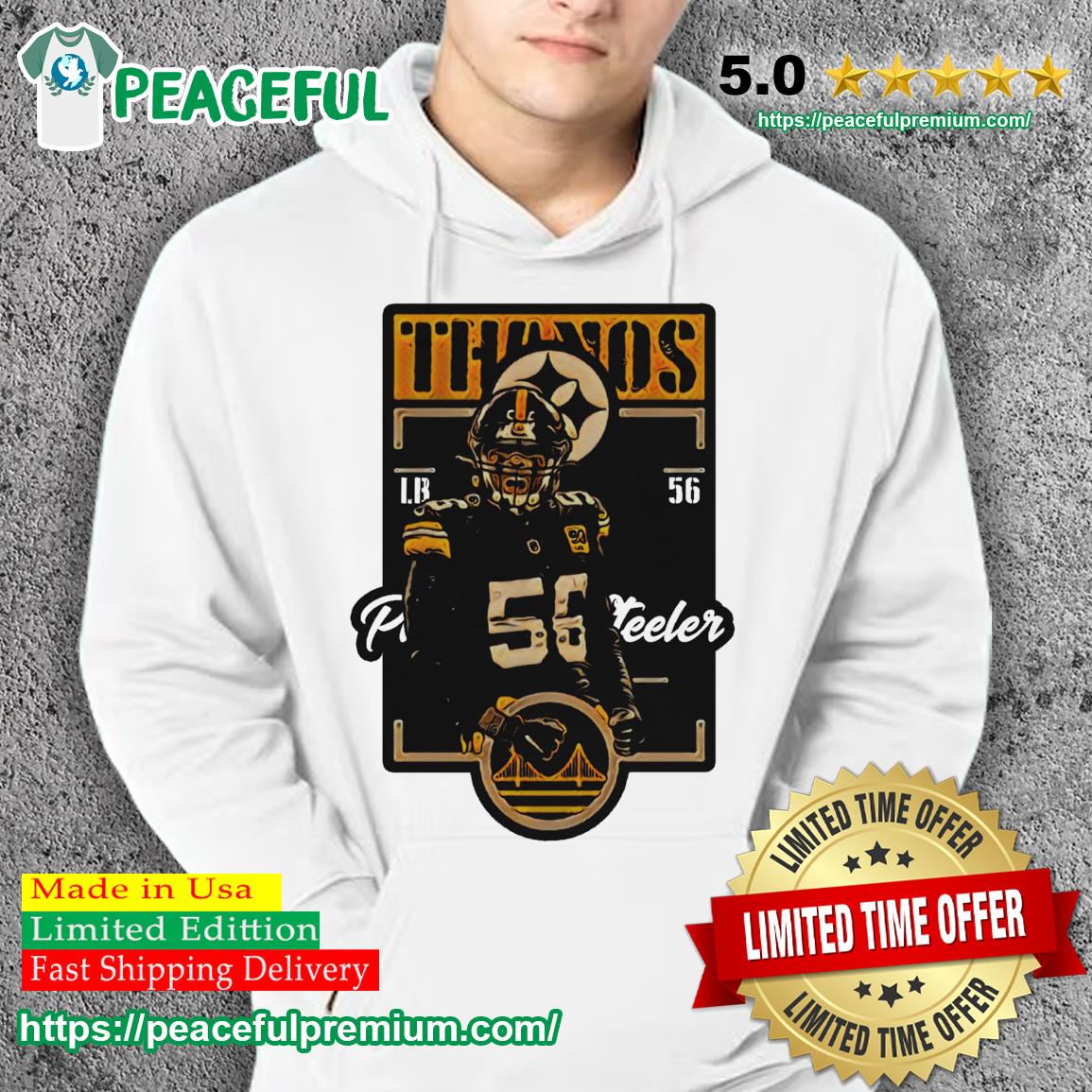 Thanos LB 56 Pittsburgh Steelers shirt, hoodie, sweater, long sleeve and  tank top