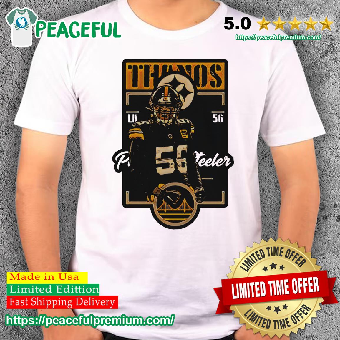 Thanos LB 56 Pittsburgh Steelers shirt, hoodie, sweater, long sleeve and  tank top