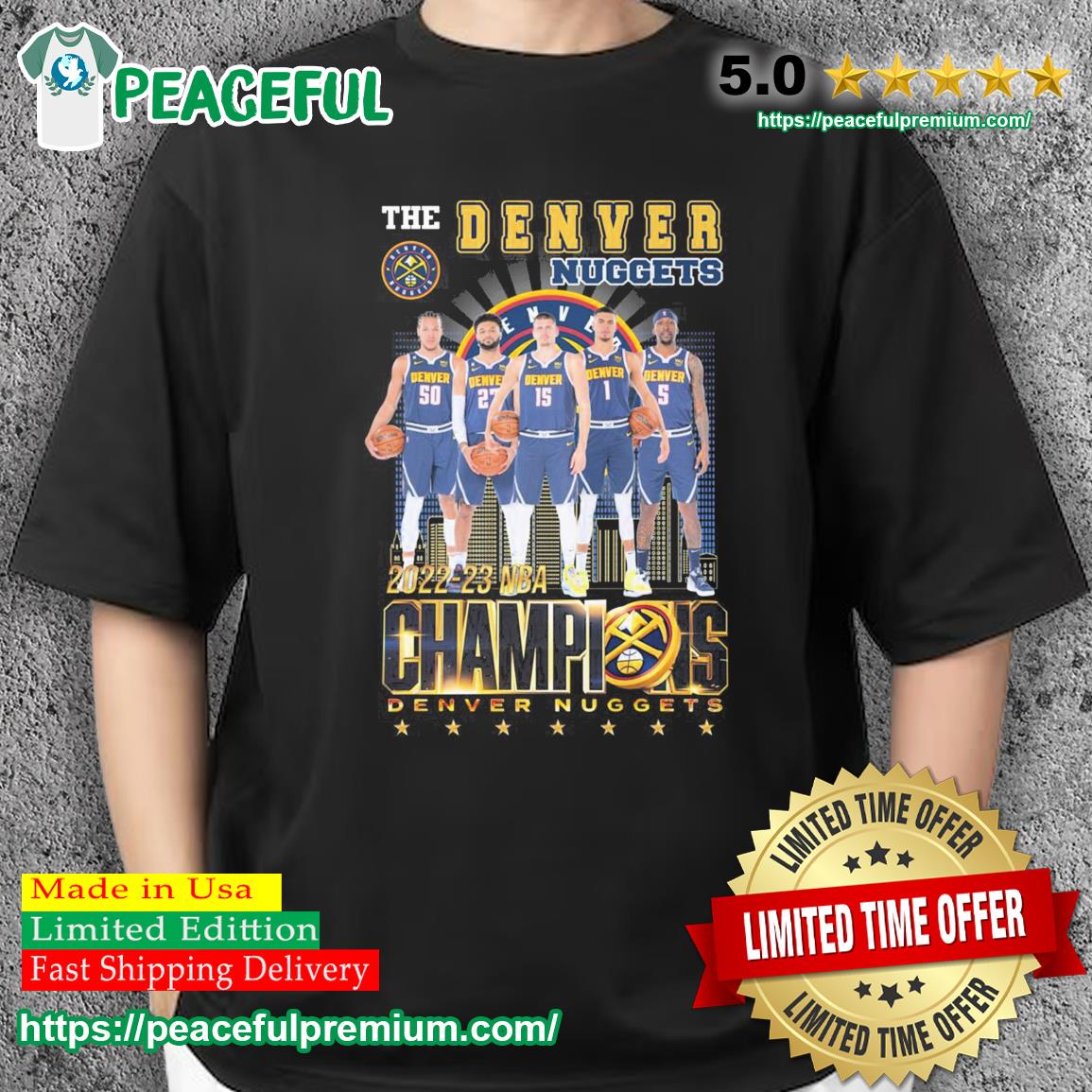 HOT Denver Nuggets 2022-23 NBA Champions shirt, hoodie, sweater, long  sleeve and tank top