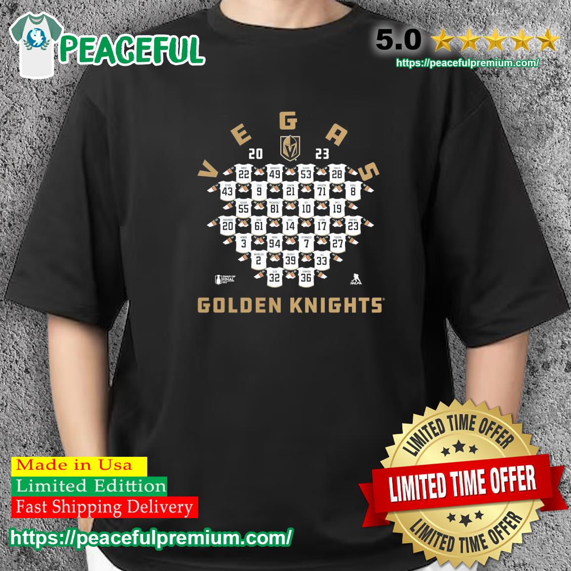 Official 2023 Stanley Cup Champions Vegas Golden Knights Mascot Shirt -  Shibtee Clothing