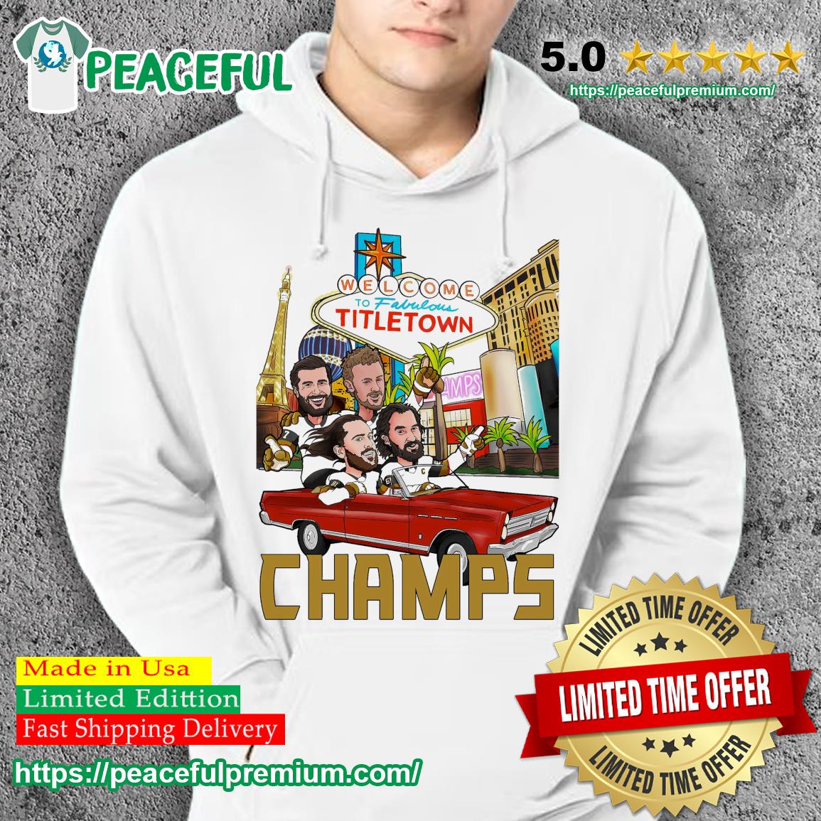 Vegas Champions Welcome To Fabulous Titletown Shirt, hoodie, sweater, long  sleeve and tank top