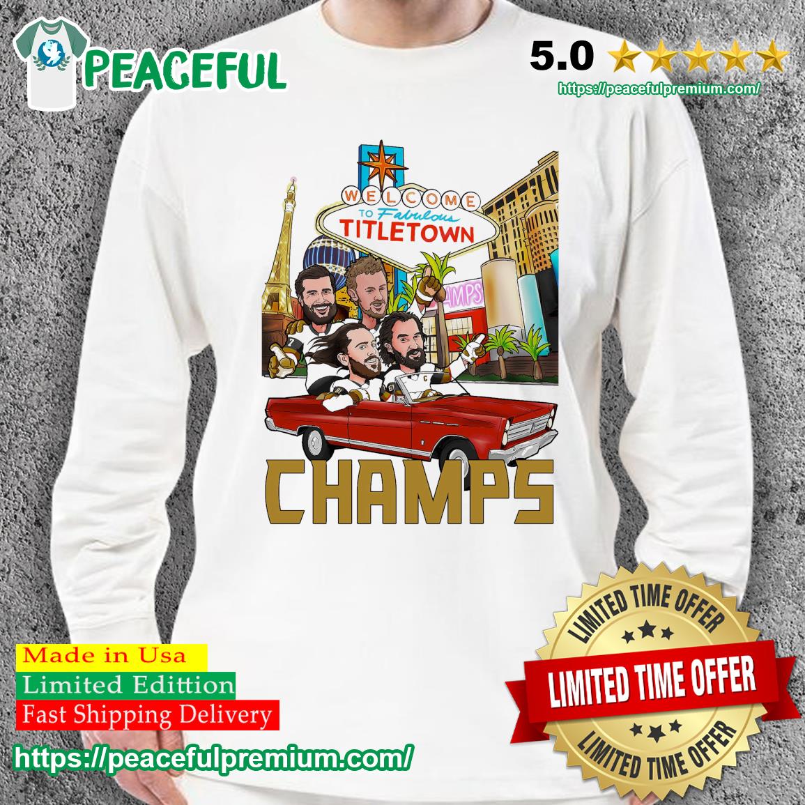 Vegas Golden Knights Welcome To Titletown Champs 2023 shirt, hoodie,  sweater, long sleeve and tank top