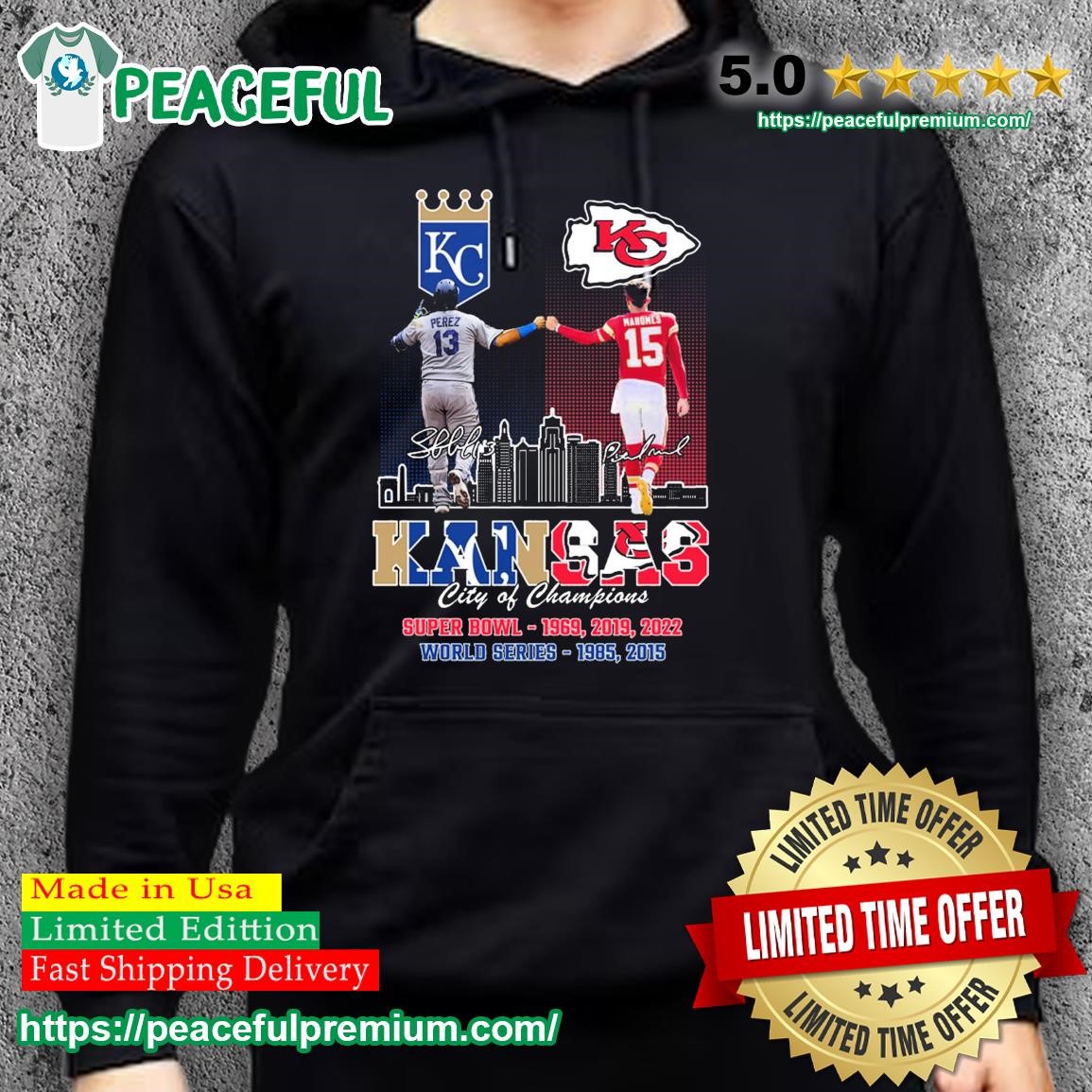 Official Kansas Chiefs City Patrick Mahomes And City Royals Perez City Of  Champions Shirt, hoodie, sweater, long sleeve and tank top