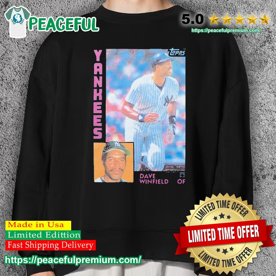 1984 Topps Baseball Dave Winfield Yankees Shirt - YesItCustom