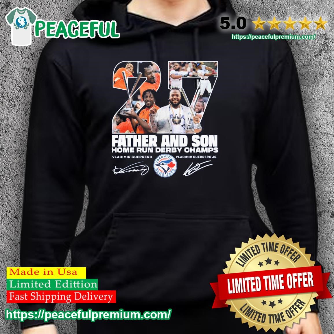 Vladimir Guerrero Jr, Vladimir Guerrero Winner Home Run Derby Signatures  shirt, hoodie, sweater, long sleeve and tank top