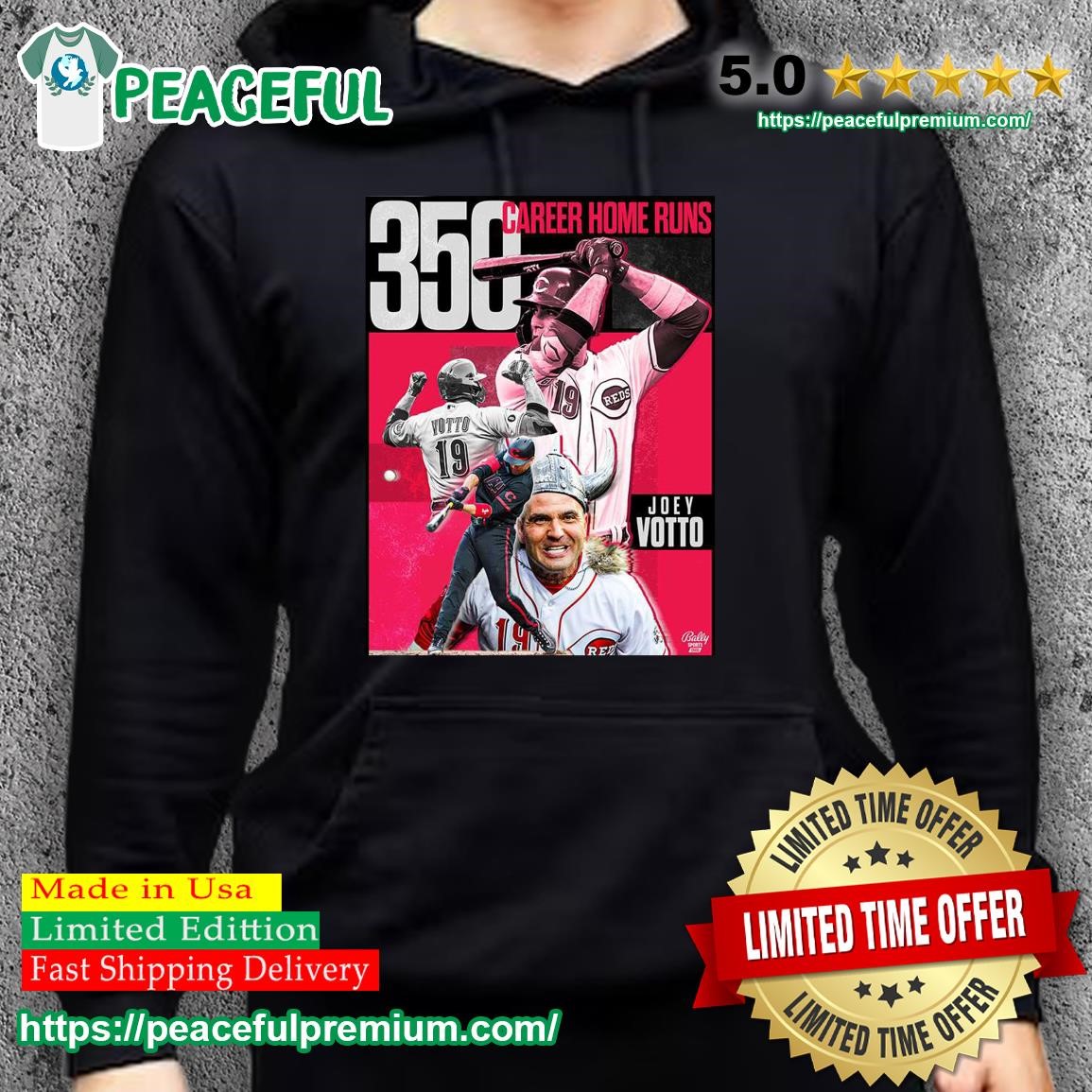 Joey Votto 350th Career Hr He Still Bangs Shirt, hoodie, sweater, long  sleeve and tank top