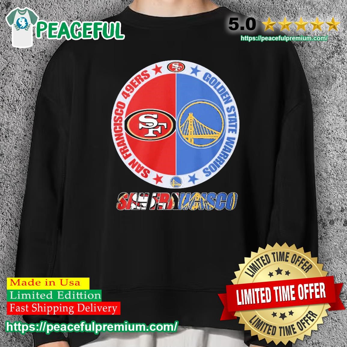 San Francisco Giants Golden State Warriors San Francisco 49ers we love San  Francisco logo shirt, hoodie, sweater, long sleeve and tank top