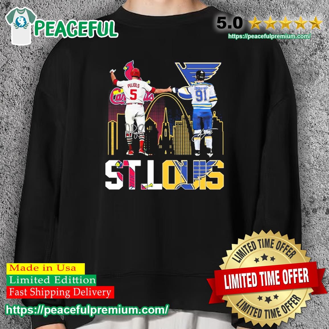  Albert Pujols Long Sleeve Shirt - Albert Pujols St. Louis Rise  : Sports & Outdoors