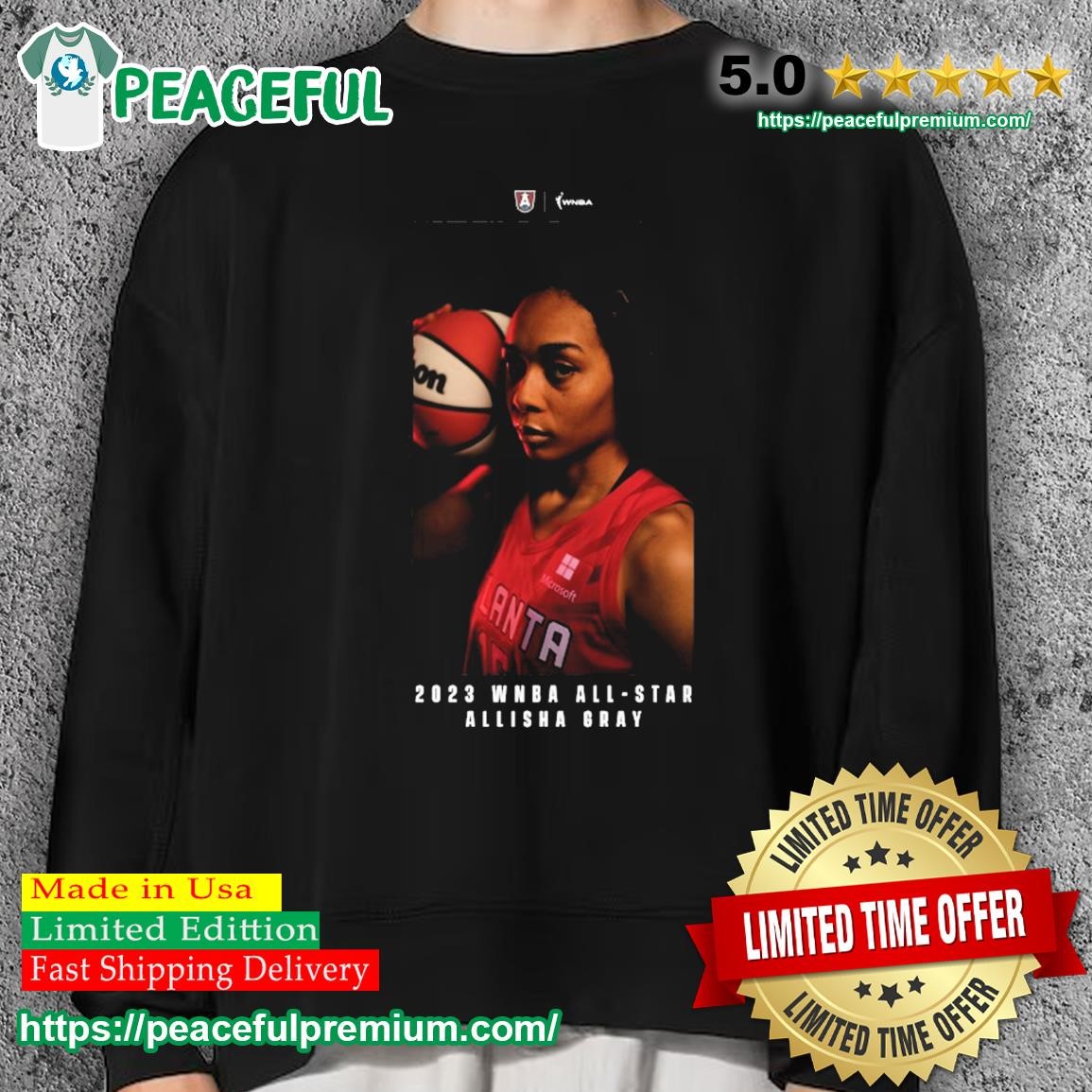 Allisha Gray 2023 WNBA All-Star Shirt, hoodie, sweater, long