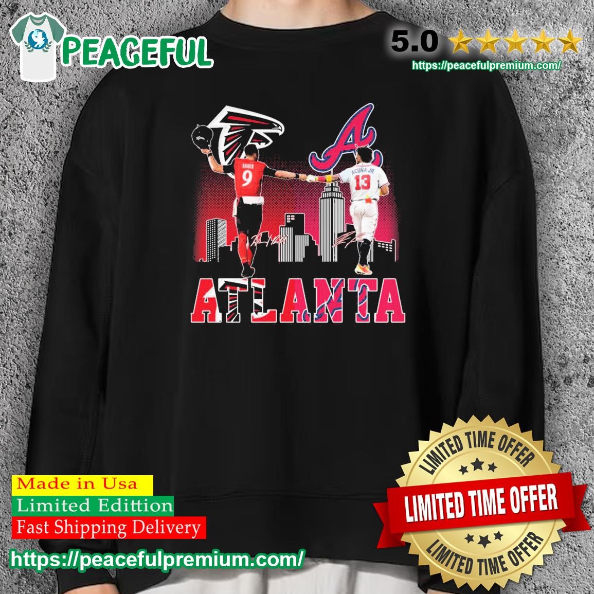 Atlanta Falcons Ridder And Braves Acuna Jr City Champions shirt