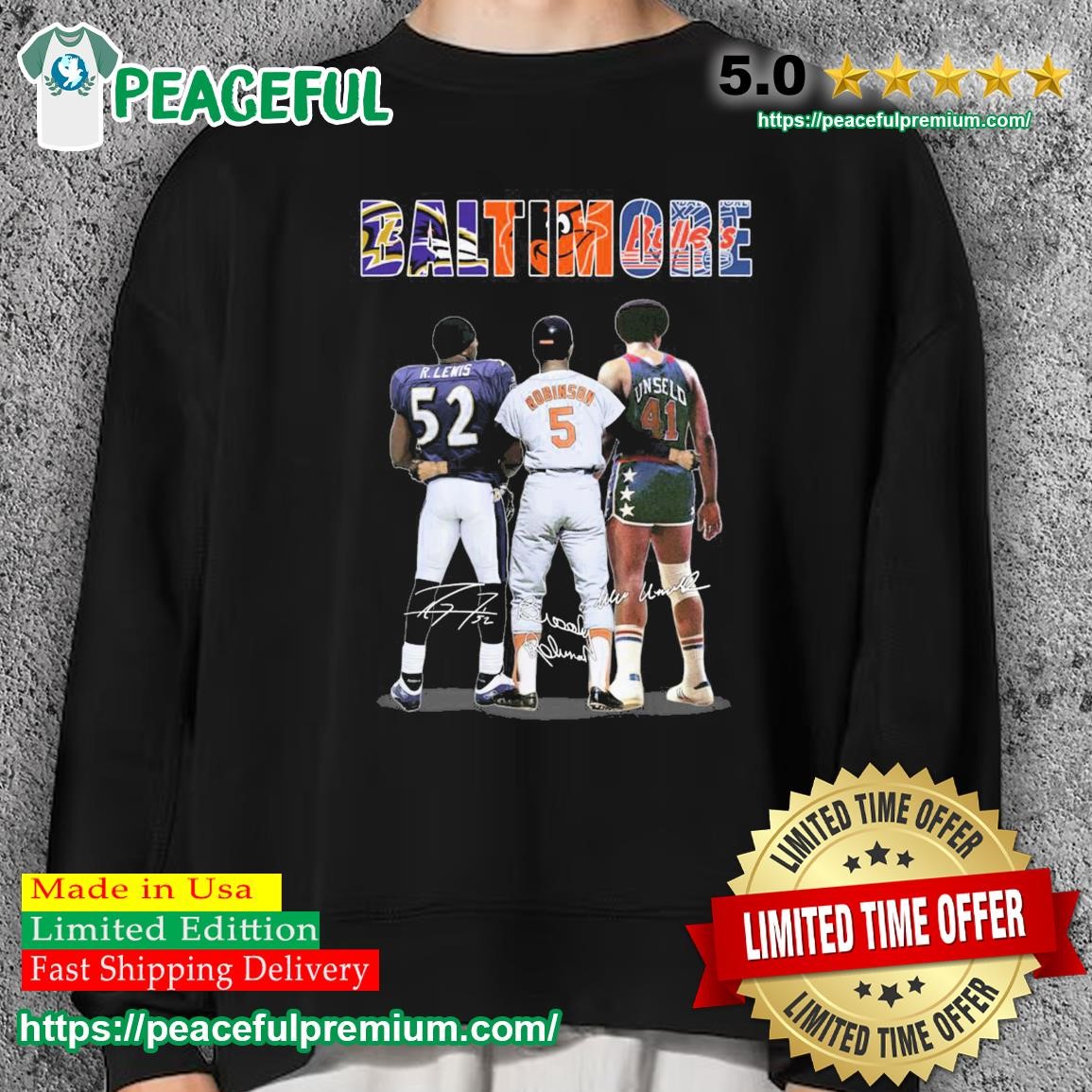 Official baltimore Ravens Lewis Orioles Robinson Bullets Unselo T Shirt,  hoodie, sweater, long sleeve and tank top