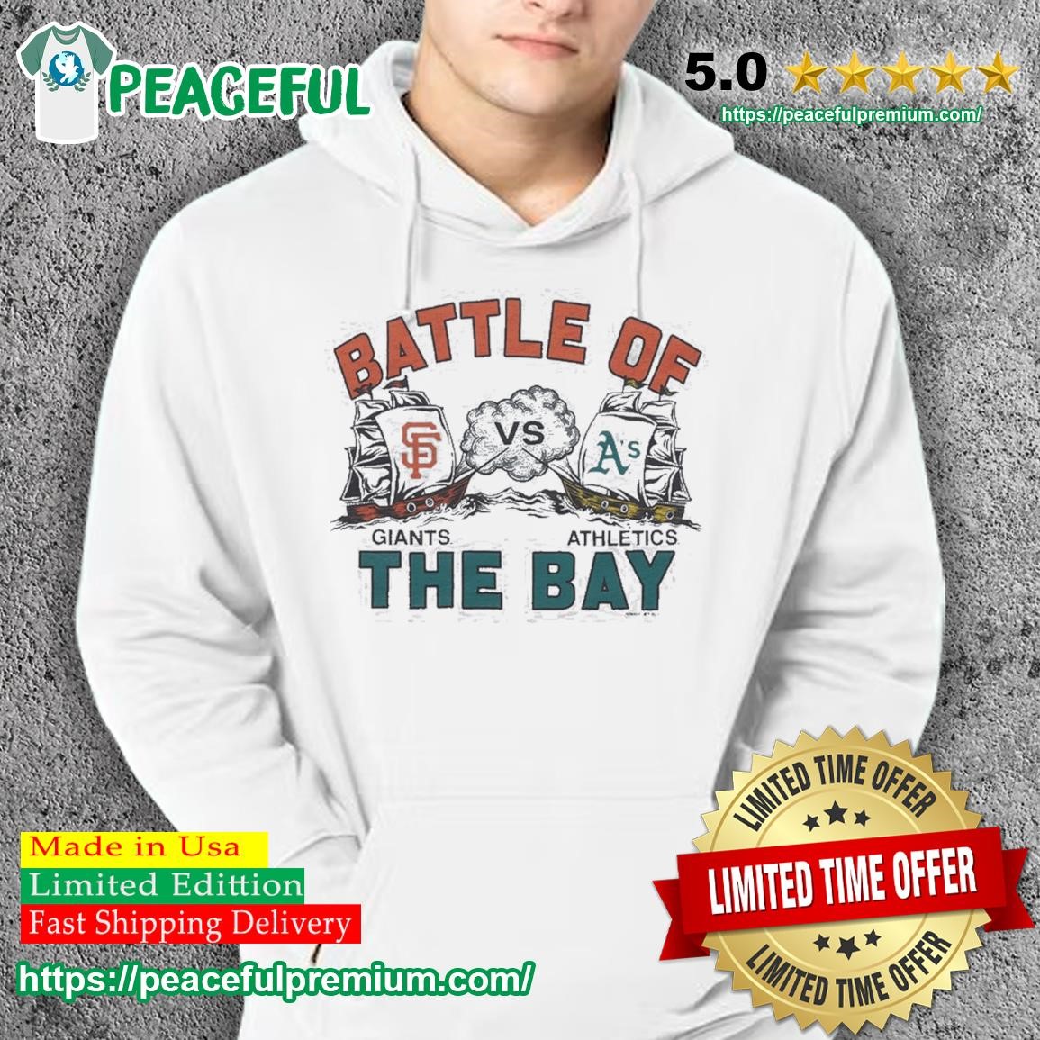 Battle Of The Bay San Francisco Giants Vs Oakland Athletics Shirt