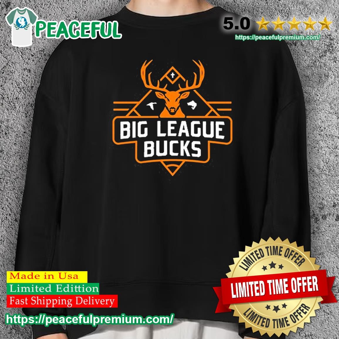 Official big league bucks shirt, hoodie, sweater, long sleeve and tank top