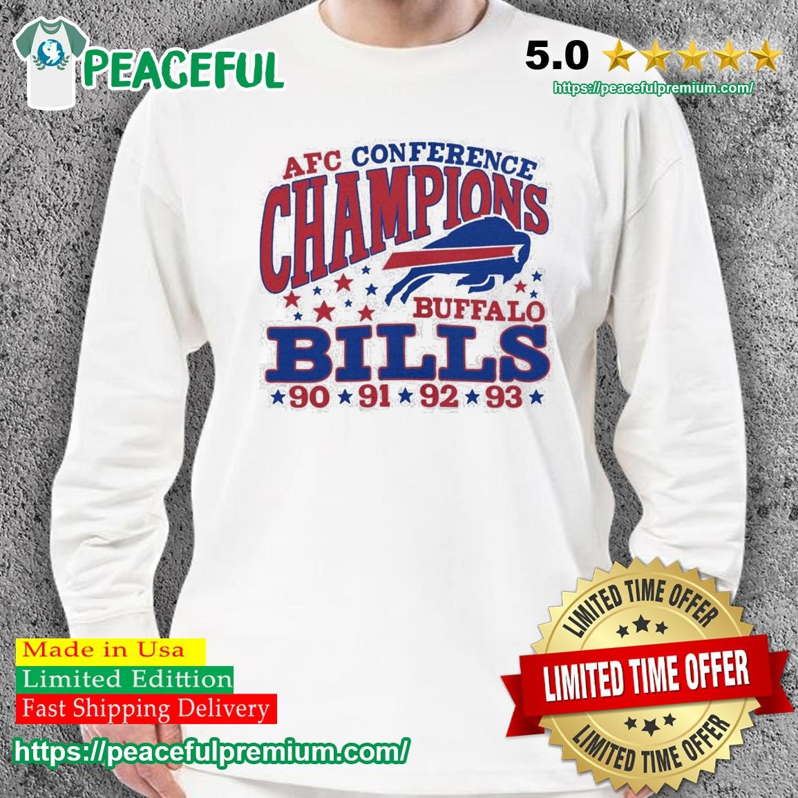 Buffalo Bills AFC Champion 1990-1993 Shirt, hoodie, sweater, long sleeve  and tank top