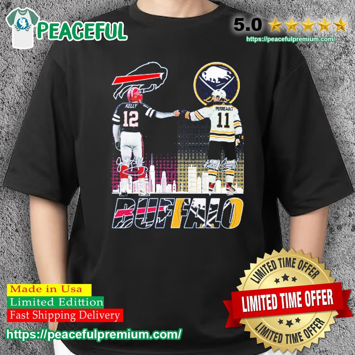 Official buffalo Bills Kelly And Sabres Perreault City Champion T Shirt,  hoodie, sweater, long sleeve and tank top