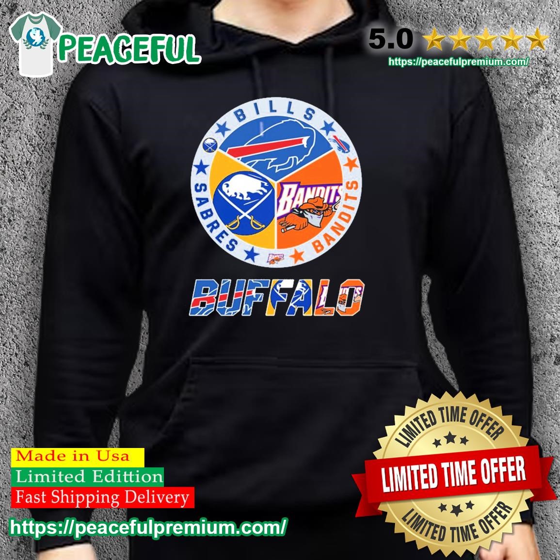 Buffalo Bills And Bandits And Bisons And Sabres shirt, hoodie